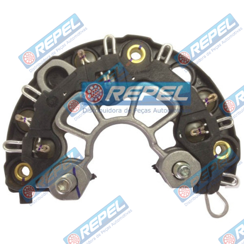 Placa Retificadora Alternador Bosch 24V 80Amp. MBB 2423 2428 1938 2638 Atego Actros Axor O500 OM926 OM924 Caminhão VW 18310 19320 25370 24250 Titan e Constellation