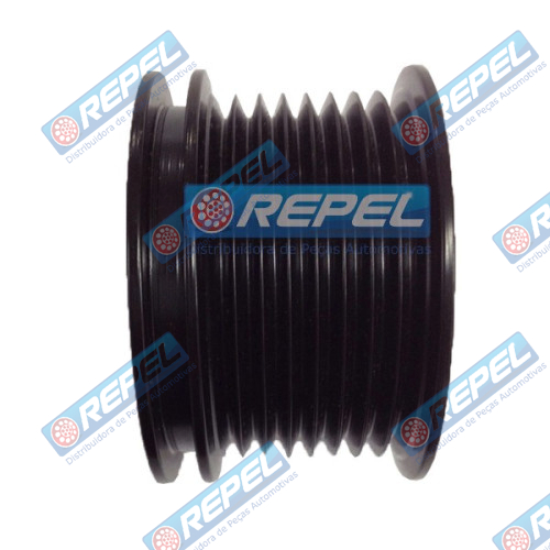 Polia Alternador Bosch Caminhão VW 24250 17250 18310 19320 25370 25320 19370 24280 Constellation Motores Cummins Eletrônicos 8Estrias Polia Alternador Bosch Caminhão VW 24250 17250 18310 19320 25370 25320 19370 24280 Constellation Motores Cummins Eletrônicos 8Estrias