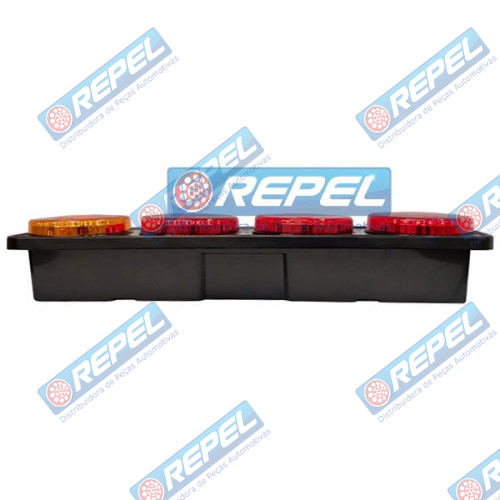 Conjunto Lanterna Traseira Carretas Semi Reboques Implementos Galego Rodofort Facchinni Cegonhas e Outros