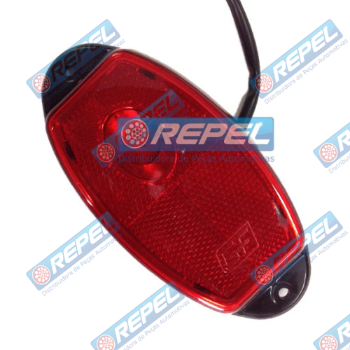 Lanterna Lateral LED Bivolt Vermelha Adaptação Universal 