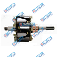 Rotor Alternador Mitsubishi L200 L300 H100 Com Bomba De Óleo e Ventoinha Interna