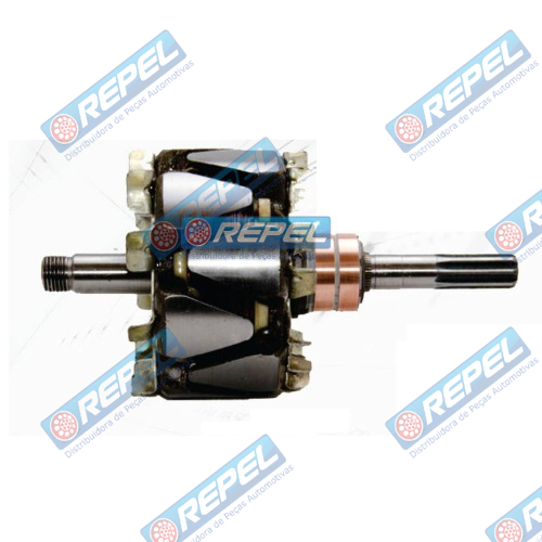 Rotor Alternador Mitsubishi L200 L300 H100 Com Bomba De Óleo e Ventoinha Interna