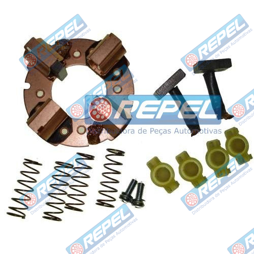 Porta Escova Partida Iskra C/Planetária New Holland Massey Ferguson Case Valtra Deutz Agco CNH John DeereMF 32 MF A 440 MWM Valmet 685 MWM