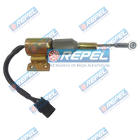 Válvula Solenoide Afogamento Cummins Motores Estacionários Máquinas Pá Careegadeiras Volvo Fiat Allis New Holland JCB Case 12VOLTS 