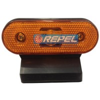 Lanterna Lateral Led Amarela C/Suporte Carreta e Implementos Fachinni 2008> 