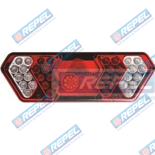 Lanterna Traseira Led Carreta Guerra 2008> Original Lado Esquerdo