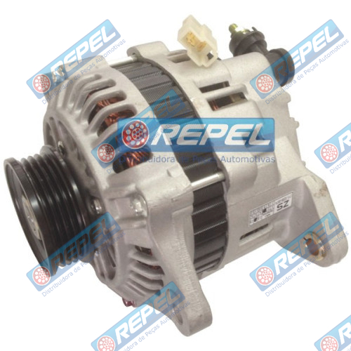 Alternador Empilhadeira Wanfei Wanfeng Hangcha Hyundai R25 12V 65Amperes