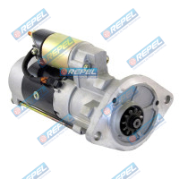 Motor Partida Hitachi 24V 11D John Deere 75D 85D Escavadeira Motor Isuzu 4LE2X New Holland E115B E70B E80B Escavadeira