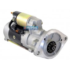 Motor Partida Hitachi 24V 11D John Deere 75D 85D Escavadeira Motor Isuzu 4LE2X New Holland E115B E70B E80B Escavadeira