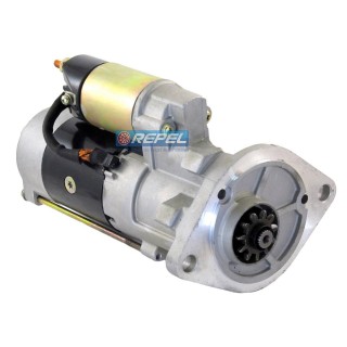 Motor Partida Hitachi 24V 11D John Deere 75D 85D Escavadeira Motor Isuzu 4LE2X New Holland E115B E70B E80B Escavadeira