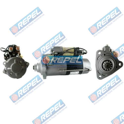Motor Partida Mitsubishi MBB Axor 3340 3344 2540 2544 4040 4044 2640 2644 4140 41400 Actros Todos e Ônibus O580 24V 12Dentes