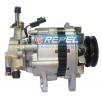 Alternador Mitsubishi L200 H100 L300 até 94 75Amp. C/ Bomba Vácuo Polia Dupla