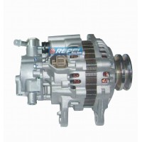 Alternador Mitsibishi L200 Pájero Sport 2.5 2.8 2004> 80Amp. Com Bomba Vácuo Polia Dupla