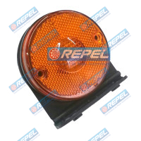 Lanterna Lateral Amarela Carreta e Implementos Randon 2000> Com Suporte