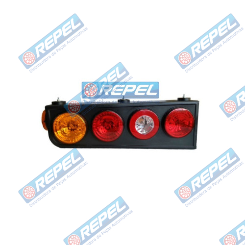 Conjunto Lanterna Traseira Carretas Semi Reboques Implementos Randon Lado Esquerdo