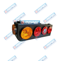 Conjunto Lanterna Traseira Carretas Semi Reboques Implementos Randon Lado Direito