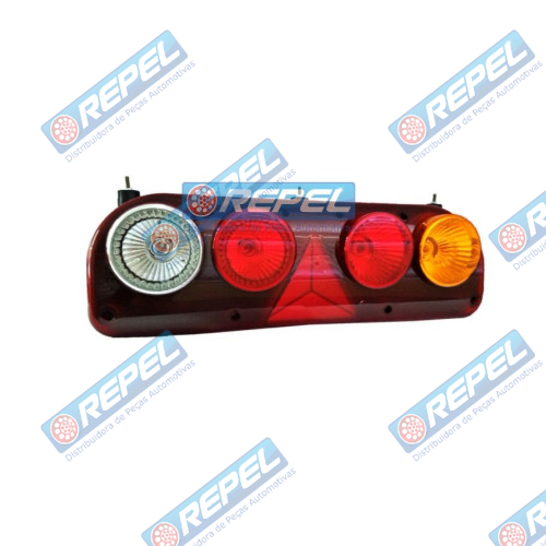 Conjunto Lanterna Traseira Carretas Semi Reboques Implementos Guerra Gotti Lado Esquerdo