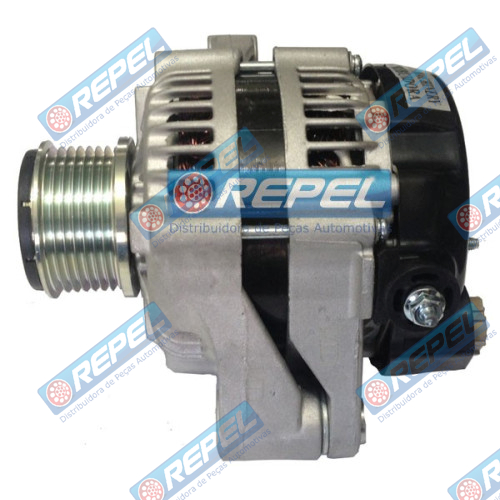 Alternador Toyota Hilux e SW4 2006> Pitbull Denso 12V 90Amp.C/Polia Travante