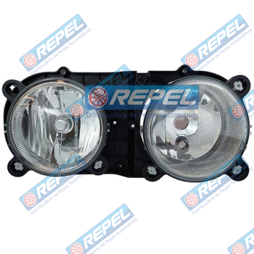 Farol Principal Pradolux PL70100122 Ford 1C4513005SCA