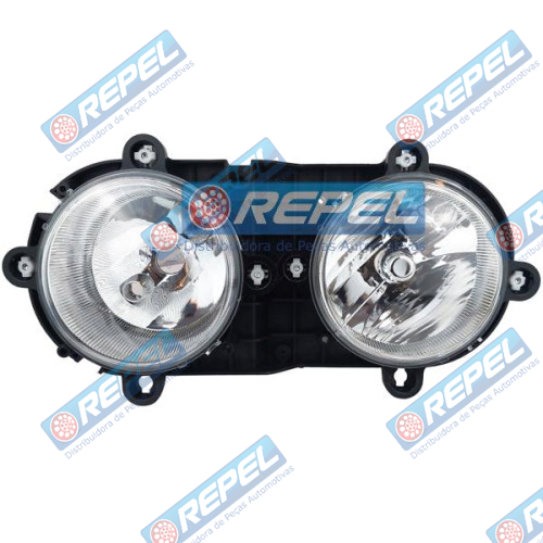 Farol Principal Pradolux PL70120222 Ford 1C4513006SBA