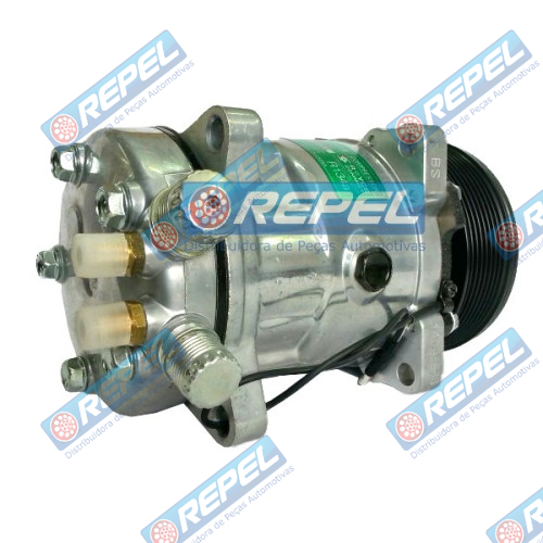 Compressor Ar Condicionado 5H14 Polia 8PK 130MM Fixação 8 Orelhas 