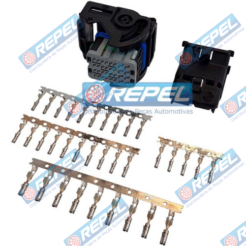 Conector Elétrico John Deere 57M10611 Repel RP1003074 