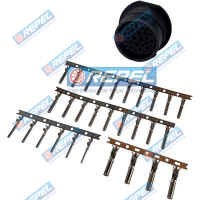 Kit Conector Elétrico Repel RP1003081 Deutsch HDP242429SE Deutsch HDP24-24-29SE