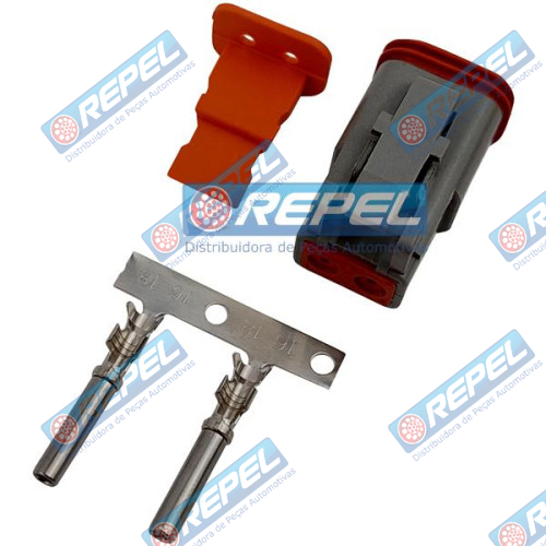 Conector Elétrico Repel RP1003094 Deutsch DT06-2S 