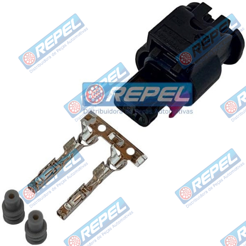 Conector Elétrico Repel RP1003101 Repel 1003101 Tyco 1-1823608-1 