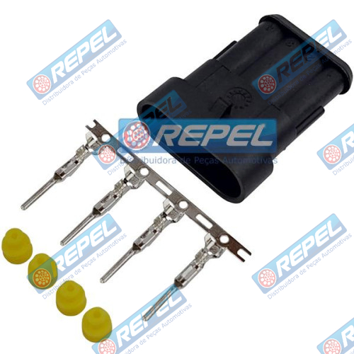 Conector Elétrico Repel RP1003102 Repel 1003102 