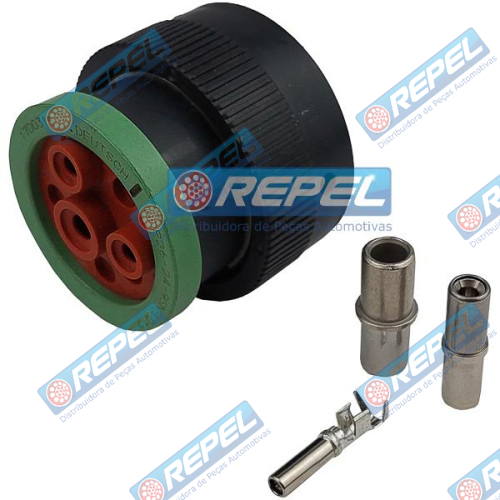 Kit Conector Elétrico Repel RP1003154 John Deere 57M10721