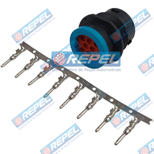 Kit Conector Elétrico Repel RP1003156 John Deere 57M8461