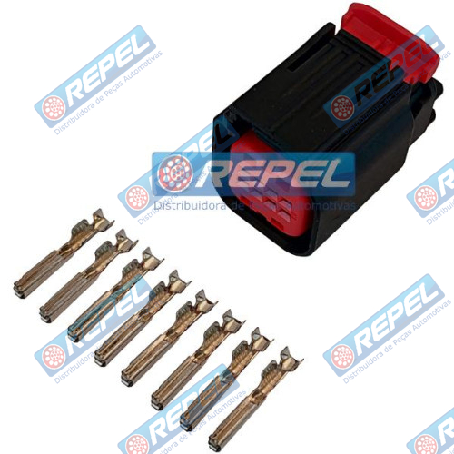 Conector Elétrico Repel RP1003212 Repel 1003212 Tyco 1411001-1