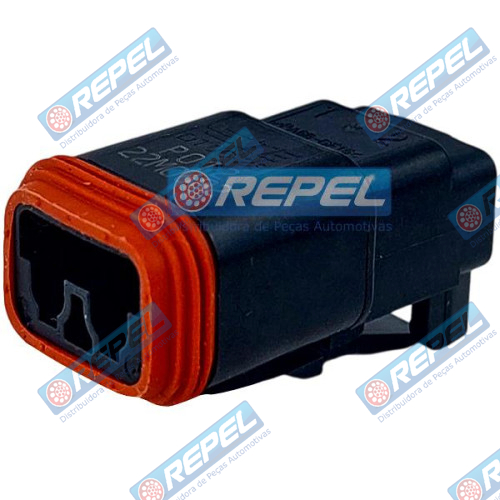 Conector Elétrico Repel RP1004017 John Deere 57M10517