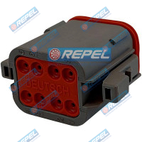 Conector Elétrico Repel RP1004021 Deutsch DT06-08SA Deutsch DT0608SA