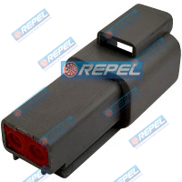 Conector Elétrico Repel RP1004032 Deutsch DT04-2P Conector Elétrico Repel RP1004032 Deutsch DT04-2P