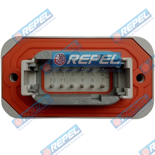 Conector Elétrico Repel RP10041001 Deutsch DTM15-12PA