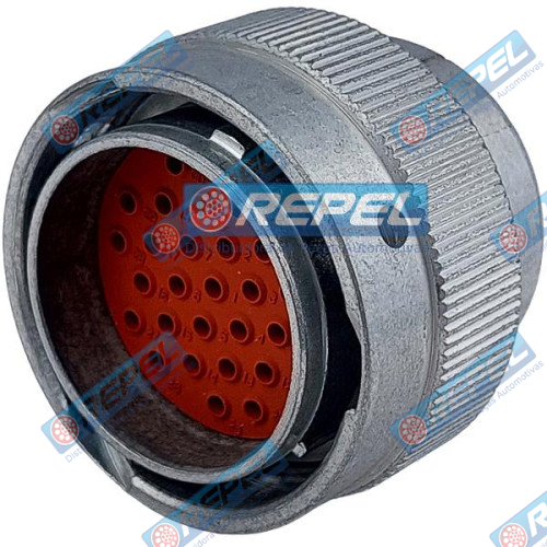 Conector Elétrico Repel RP10041047 Case 84074252 New Holland 84074252
