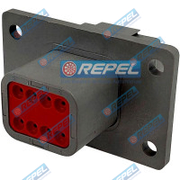 Conector Elétrico Repel RP1004147 Deutsch DT04-08PA-L012 Detsch DT0408PAL012