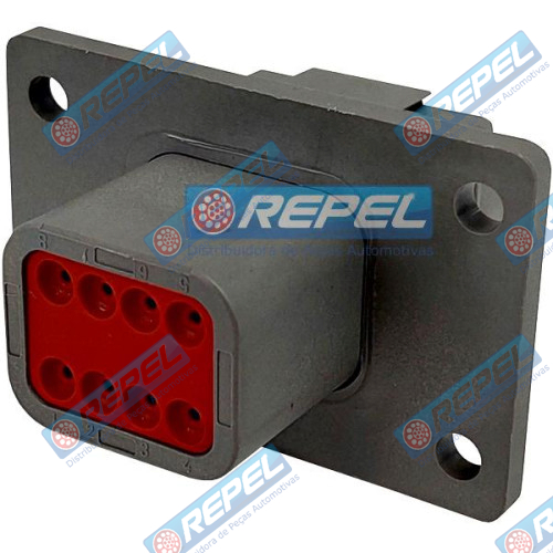 Conector Elétrico Repel RP1004147 Deutsch DT04-08PA-L012 Detsch DT0408PAL012