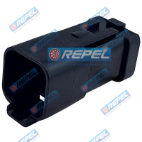 Conector Elétrico Repel RP10041730 Deutsch DT04-6PCE03