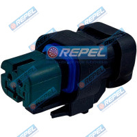 Conector Elétrico Repel RP1004204  John Deere 57M9775 