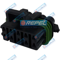 Conector Elétrico Repel RP1004583 John Deere 57M7252