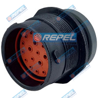 Conector Elétrico Repel RP1004636 Case 84400774 New Holland 84400774