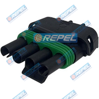 Conector Elétrico John Deere RE12365 Repel RP1004724  