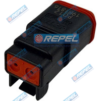 Conector Elétrico Repel RP1004796 Case 87695582 New Holland 87695582