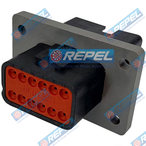 Conector Elétrico Repel RP1004801 Case 84146300 New Holland 84146300 