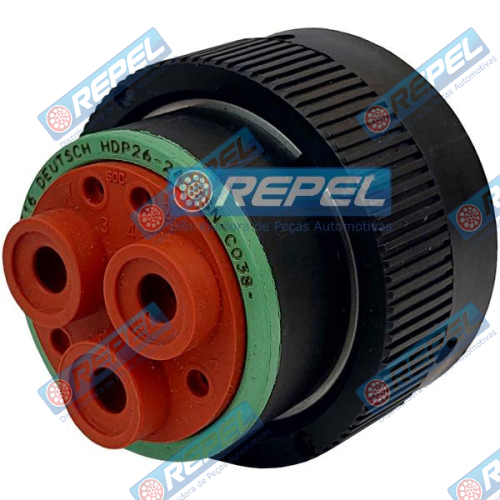 Conector Elétrico Repel RP1004838 Repel 1004838 Deutsch HDP26-24-7SN