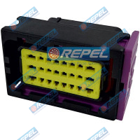 Conector Elétrico Repel RP1004985 Case 87699386 New Holland 87699386