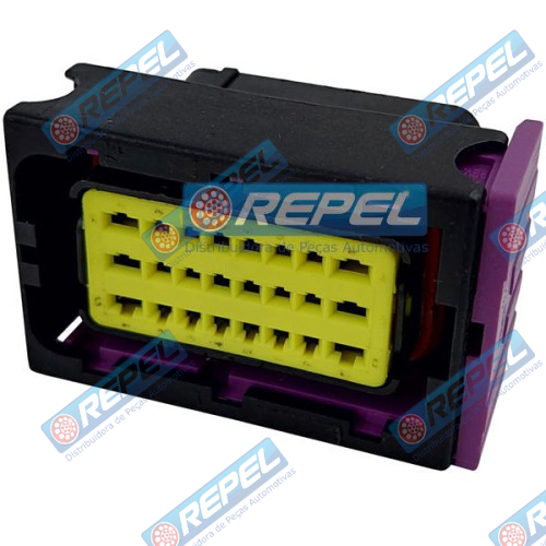 Conector Elétrico Repel RP1004985 Case 87699386 New Holland 87699386